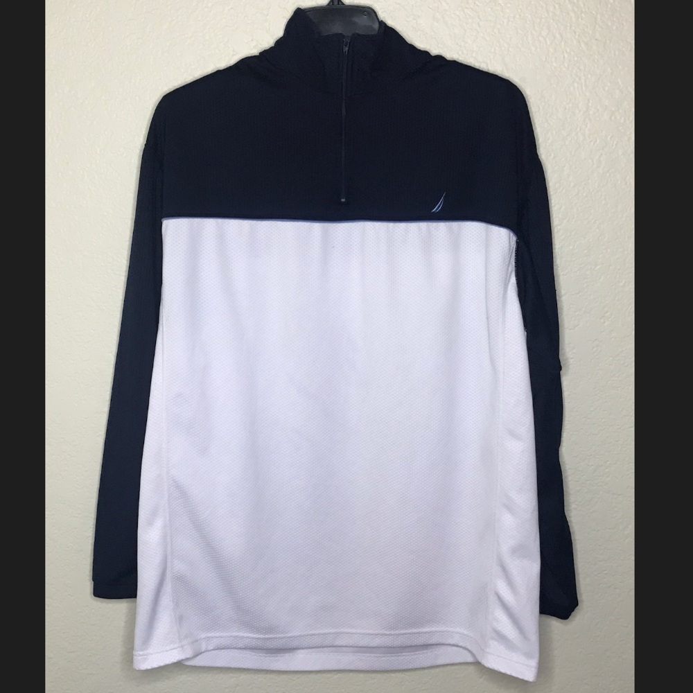 Nautica blue and white sweater men’s XXl